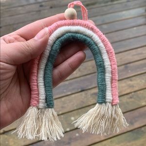 Macrame car hanger